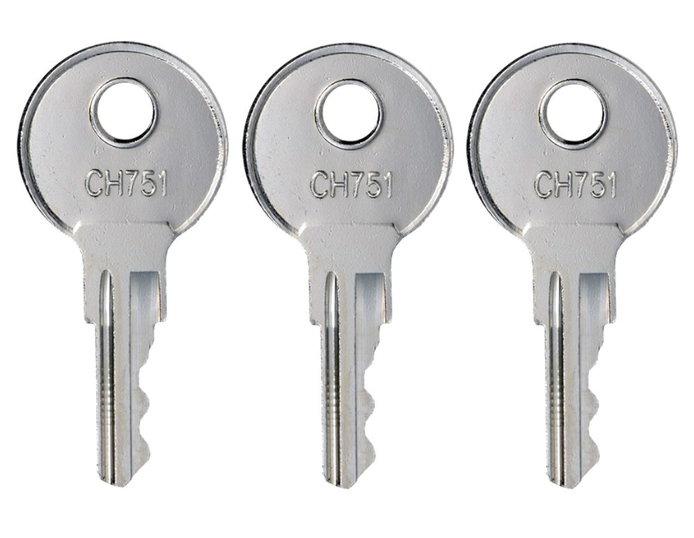 Precut RV Compartment Door Hatch Key Code CH751 * SELECT YOUR QUANTITY *