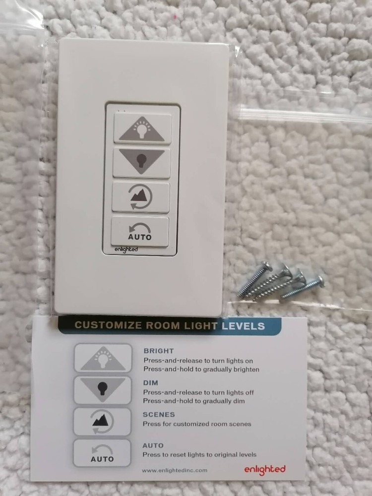 New Switch Wireless Light Dimmer WS-2-00 Lighting Control Switch