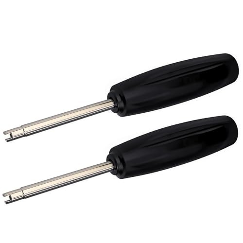 2 Pieces Valve Core Torque Tool, Avoid 2Pieces Valve Core Torque Tool（Black）
