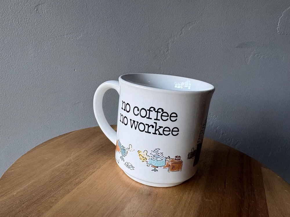 No Coffee No Work Vintage Mug