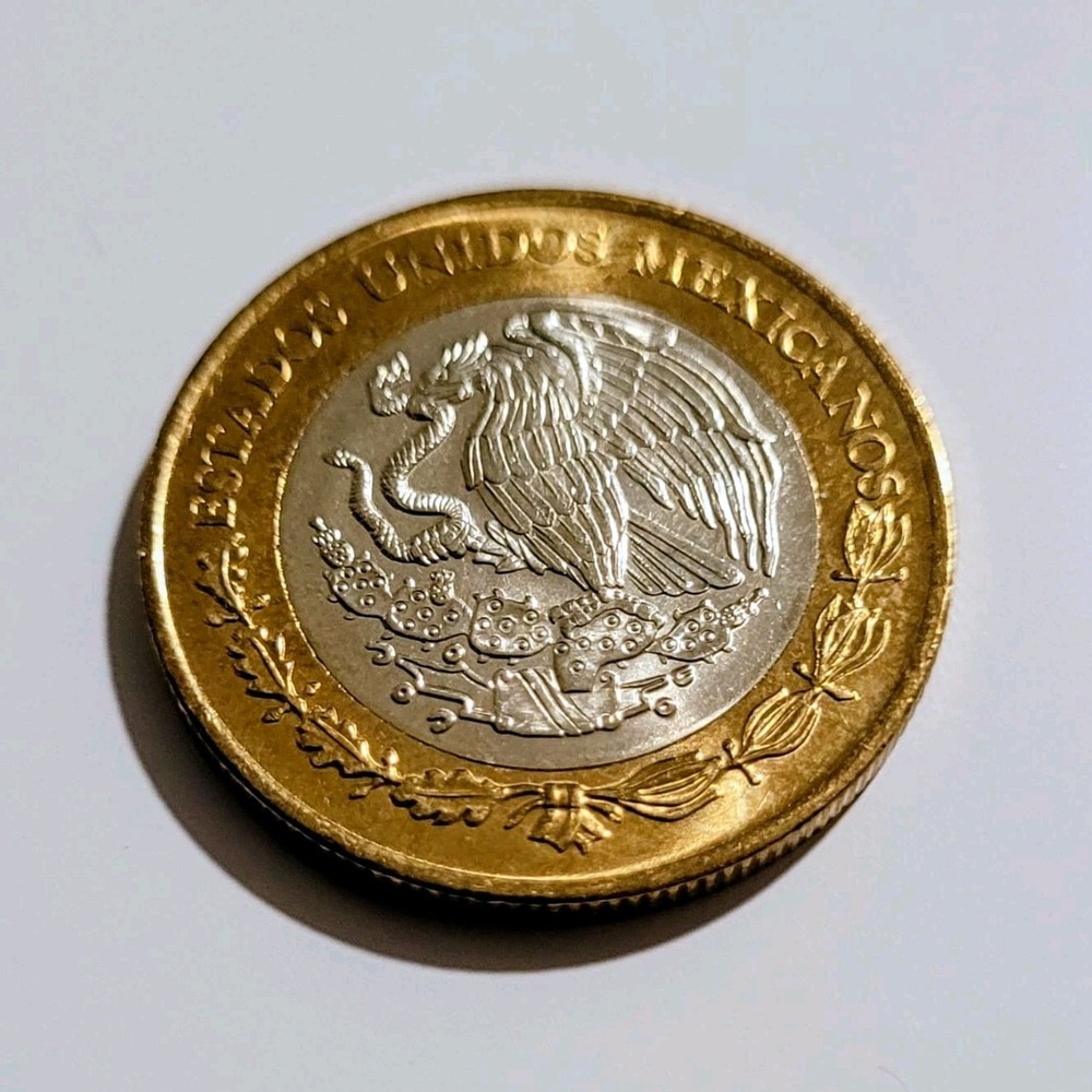 Mexico 10 Pesos Bi-Metallic Coin