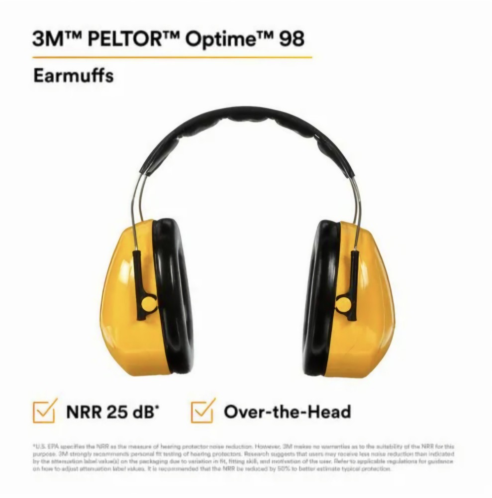 3M Optime 98 Ear Muffs