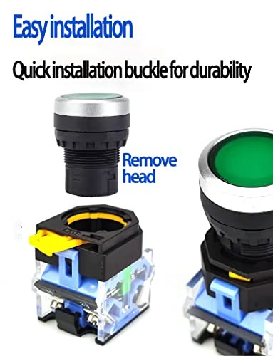 Push Button Box Momentary Green Push Button Green instantaneous switch box