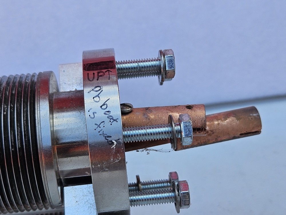UHV Linear Motion Feedthrough Assembly w/ Bellows, Electrical & Fluid Feedthroug