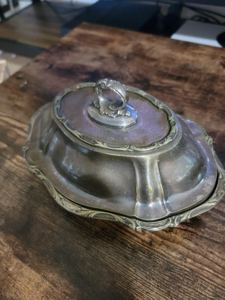 Gorham ep bowl with lid