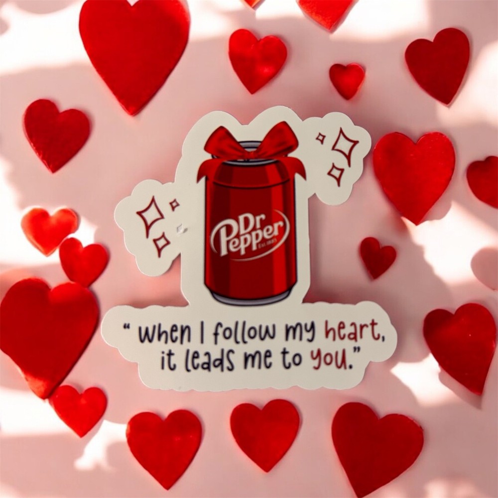 Handmade Dr pepper Sticker