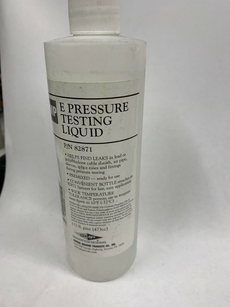 GMP 82871 E Pressure Testing Liquid 16oz
