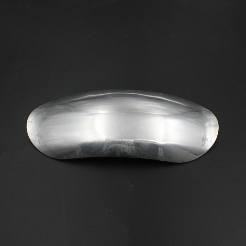 Universal Motorcycle Silver Wheel Protector Short Front Fender Mudguard Fairing