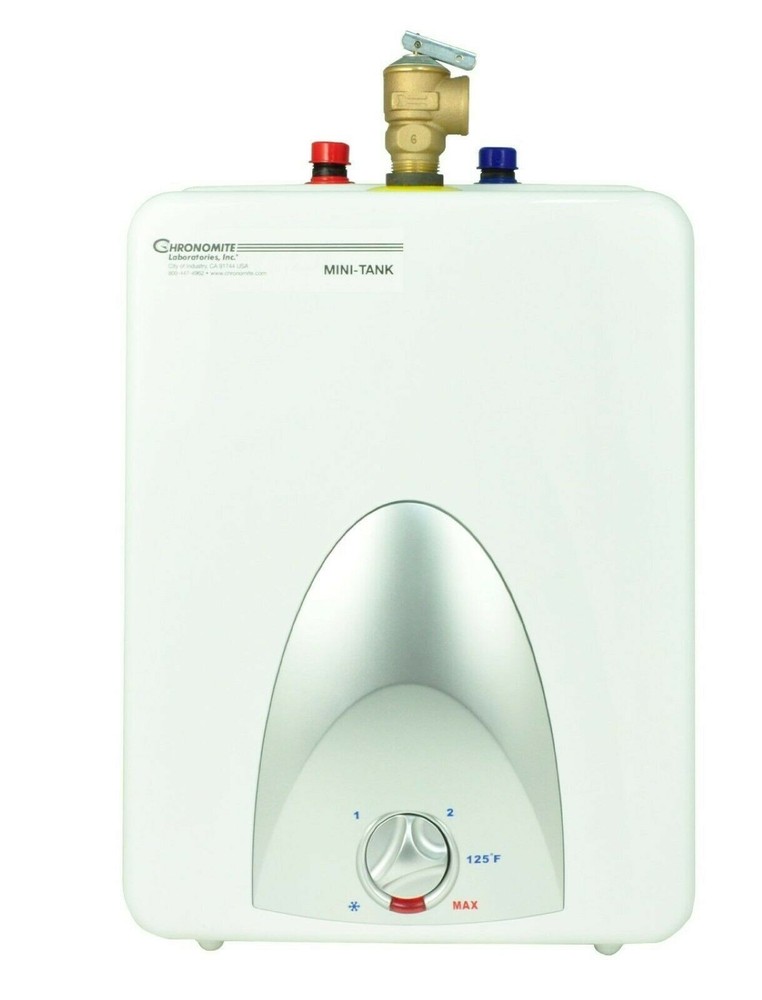Chronomite CMT-2.5 CMT Series Point of Use Mini Tank Hot Water Heater 2.5 Gallon