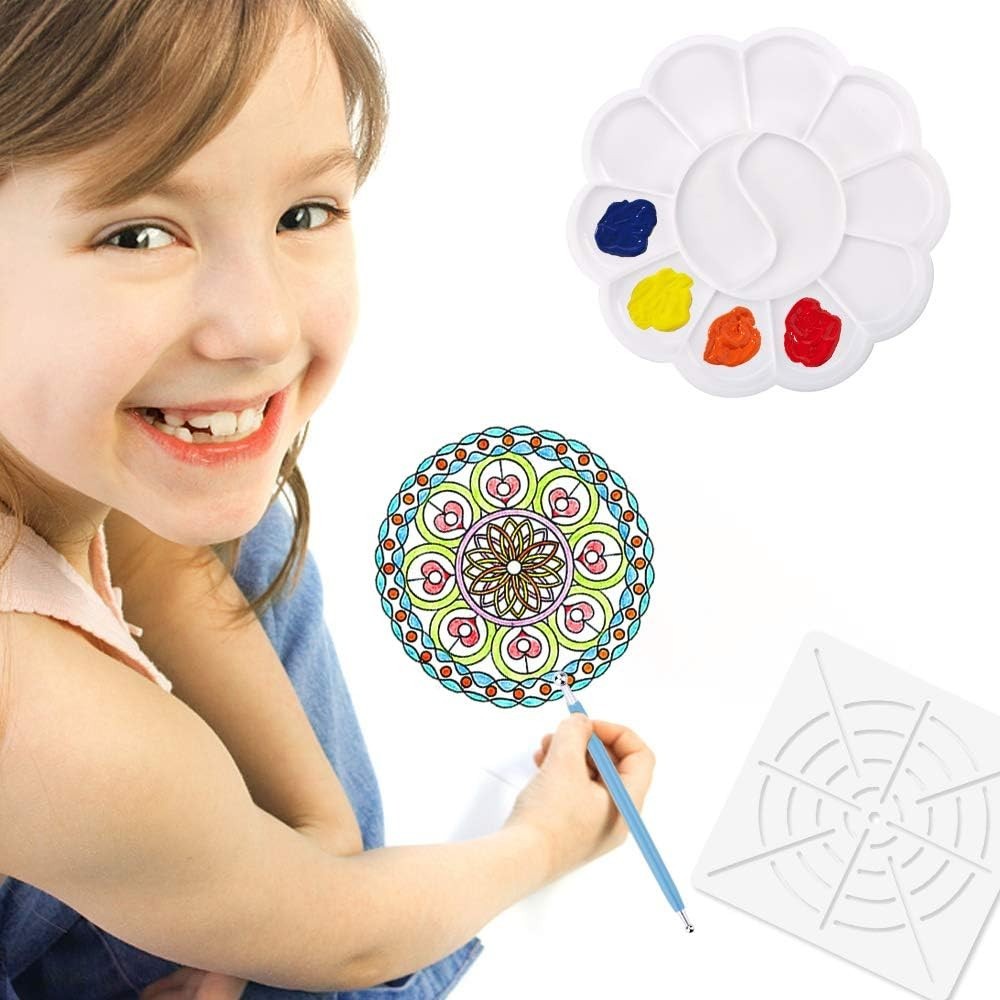Complete 19-Piece Dotting Tools for Mandala Art - Includes Tote for Easy Storage