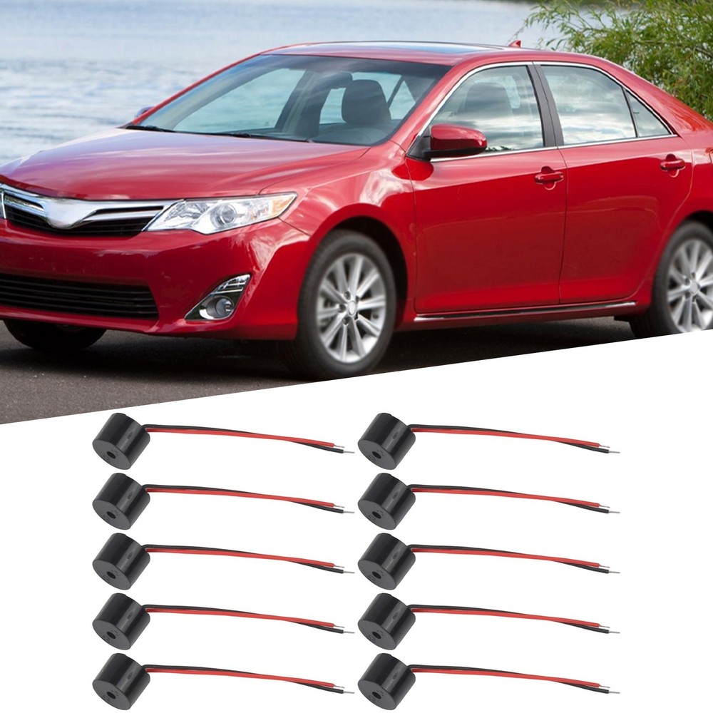 Reliable 10Pcs Active Wired Buzzer for Motorcycles Steering ABS Material