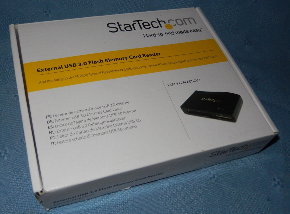 StarTech External USB 3.0 Flash Memory Card Reader - #FCREADHCU3 - Unused