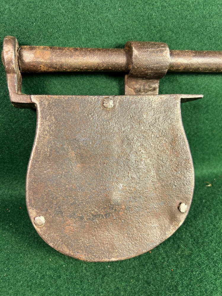 Antique Hand Forged Sliding Hasp Lock