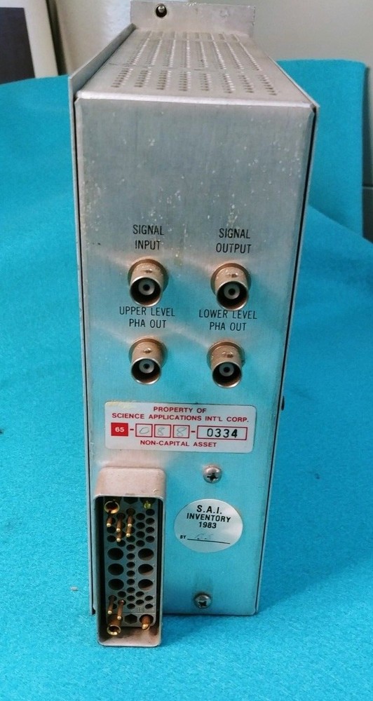 CANBERRA X-RAY STABILIZER MODEL 1720 NIM BIN PLUG IN MODULE
