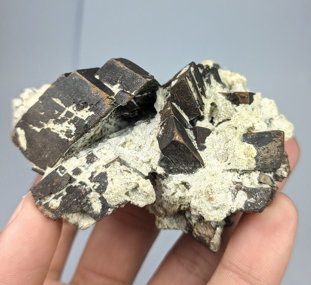 Skeletal Siderite Crystals Multi Terminated Displaying Step Growth Formation -Pk