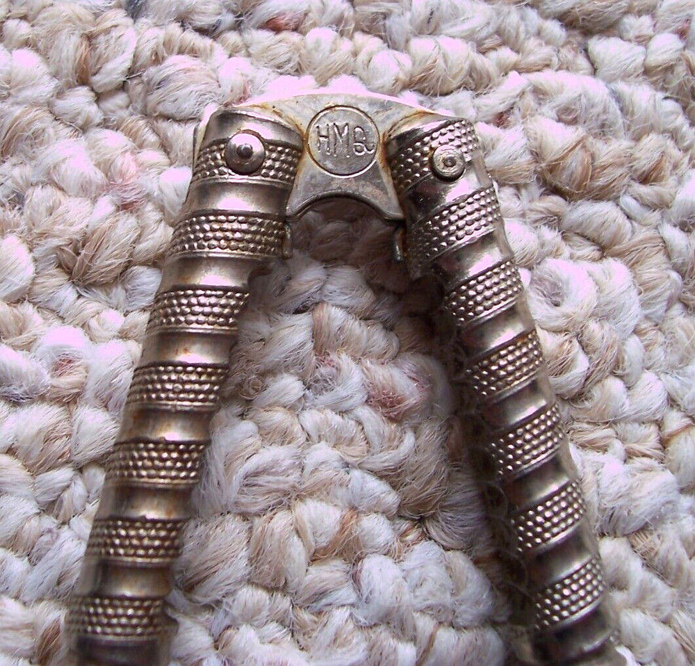 Vintage HMQ 5" Metal Nut Cracker