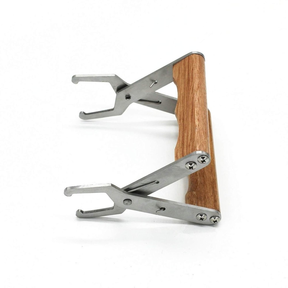 Professional Grade Bee Frame Grip Tool - Stainless Steel with Comfortable Handle