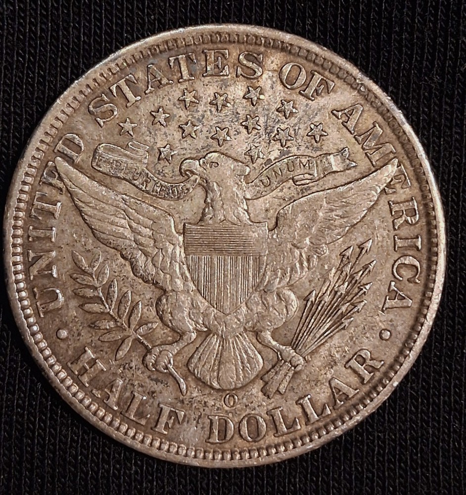1907-O BARBER HALF DOLLAR-NICE XF