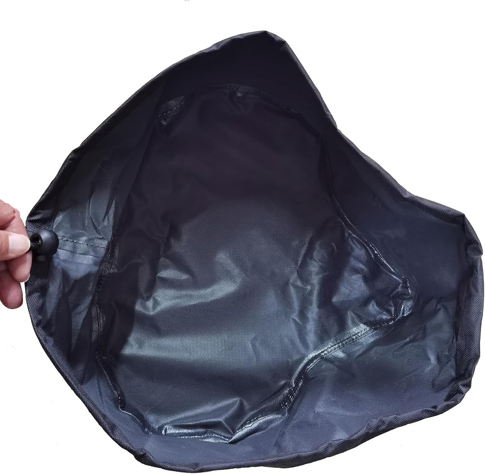 Oversized Extra Large UV Protective Waterproof Bike Saddle X-Large, Black