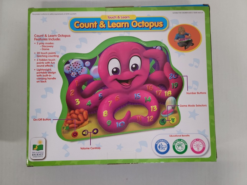 Count and learn octopus
