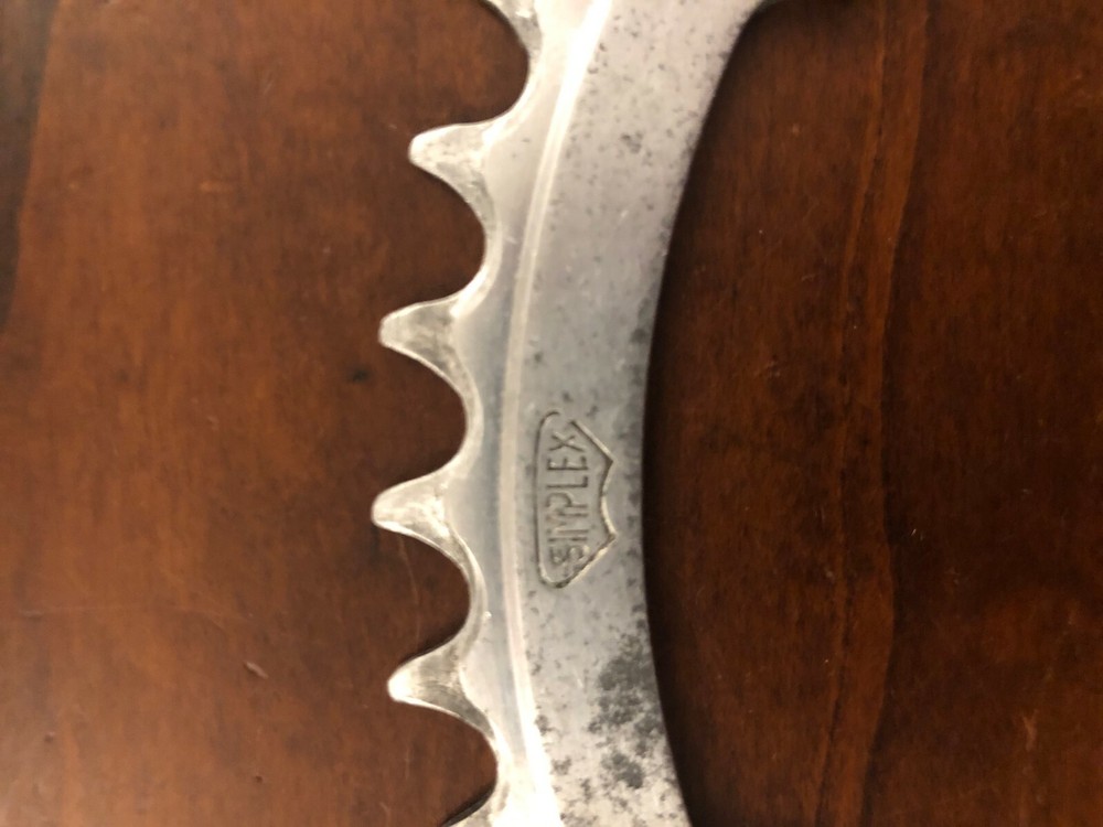 VINTAGE HEROICA SIMPLEX Chainring 47 CROWN