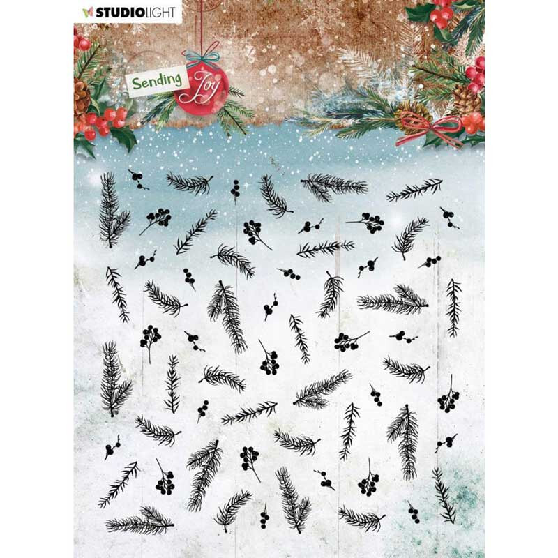 7Studio Light Acrylic Stamp SENDING JOY - # 7