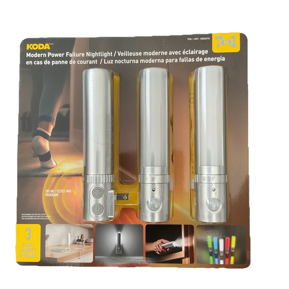 KODA - Modern Power Failure Nightlight (3 Pack)