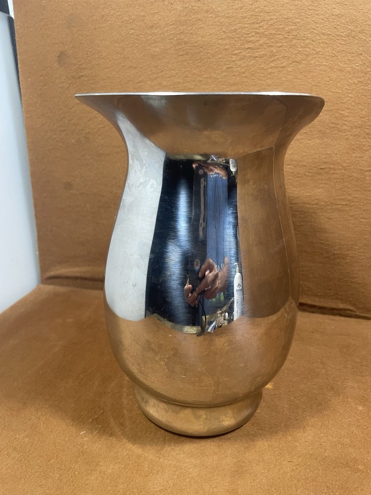 Vintage Flat Bottom Pitcher 8 ½ Inches Tall