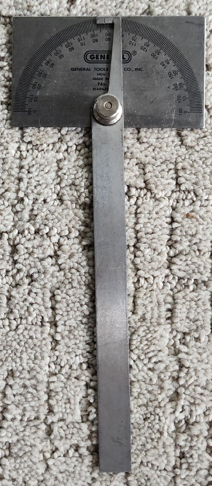 GENERAL MACHINIST'S PROTRACTOR