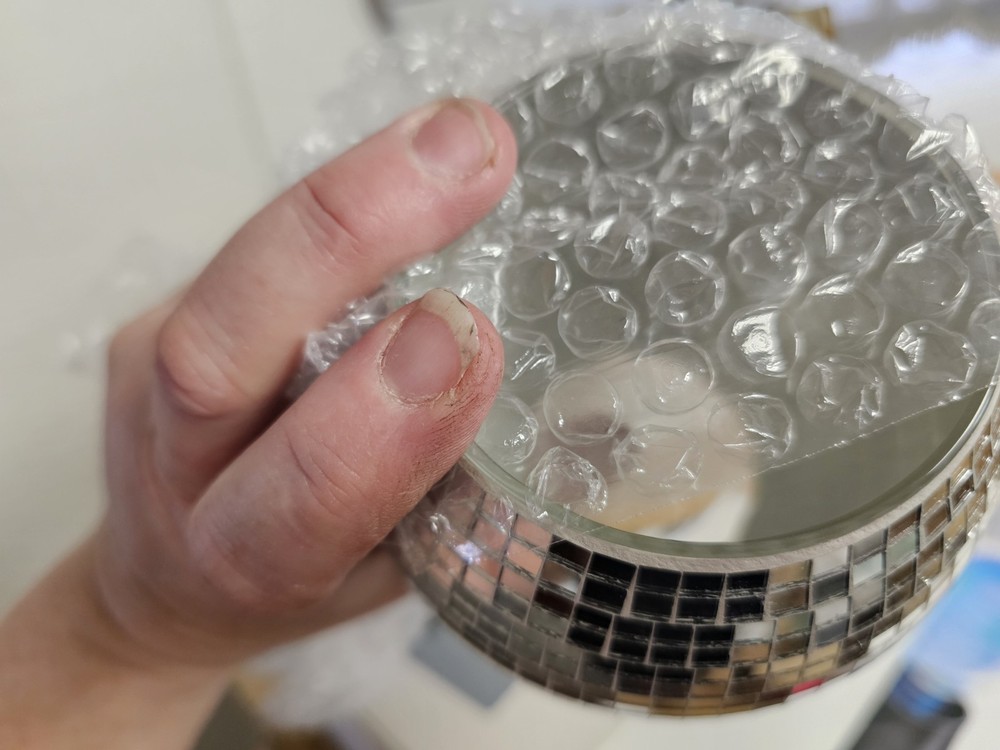 Small Mirror Ball Multicolor Lighting Effect Disco Ball