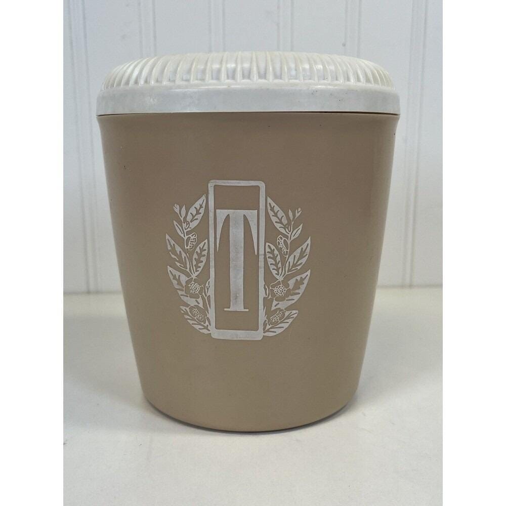 Retro Vtg  Kitchen Tea Storage Container. Part of a Stackable Nest Set. Plastic
