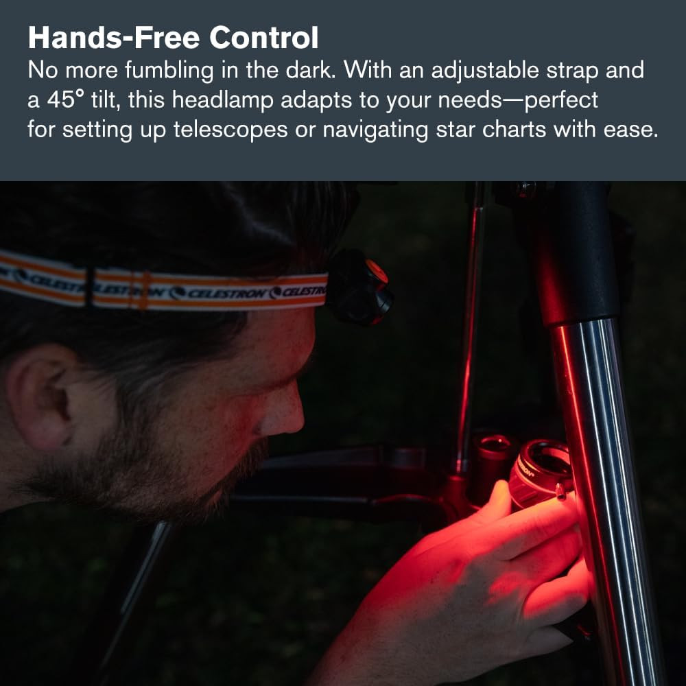 Celestron – Night Vision Headlamp – Multiple Light Modes – Includes SOS Setting
