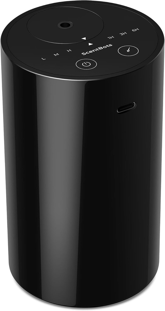 Waterless Essential Oil Diffuser, Battery Operated Aromatherapy Diffuser with 20