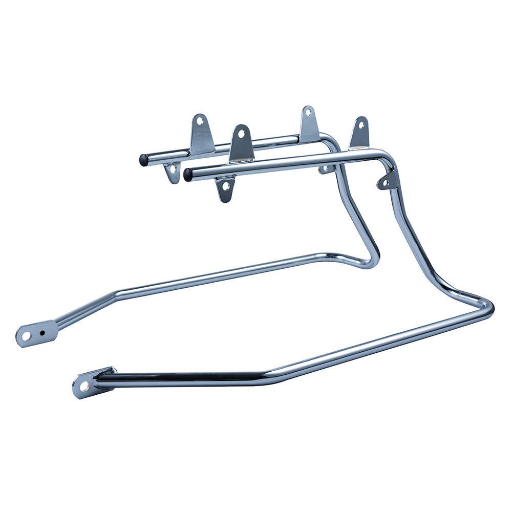 Vivid Black Stretched Saddlebag Conversion Kit Latch Hardware For 94-17 Softail