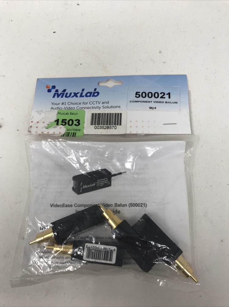 MuxLab 500021 Component Video Balun 4 Pack