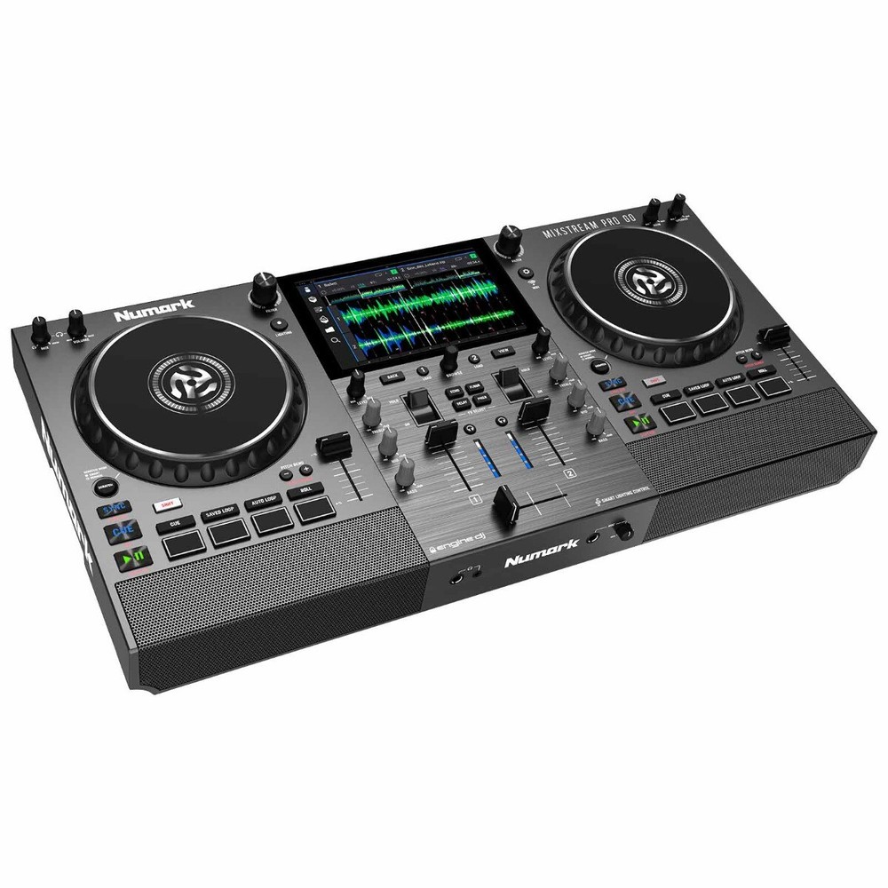 Numark MIXSTREAM PRO GO Battery Powered Streaming DJ Controller w Case