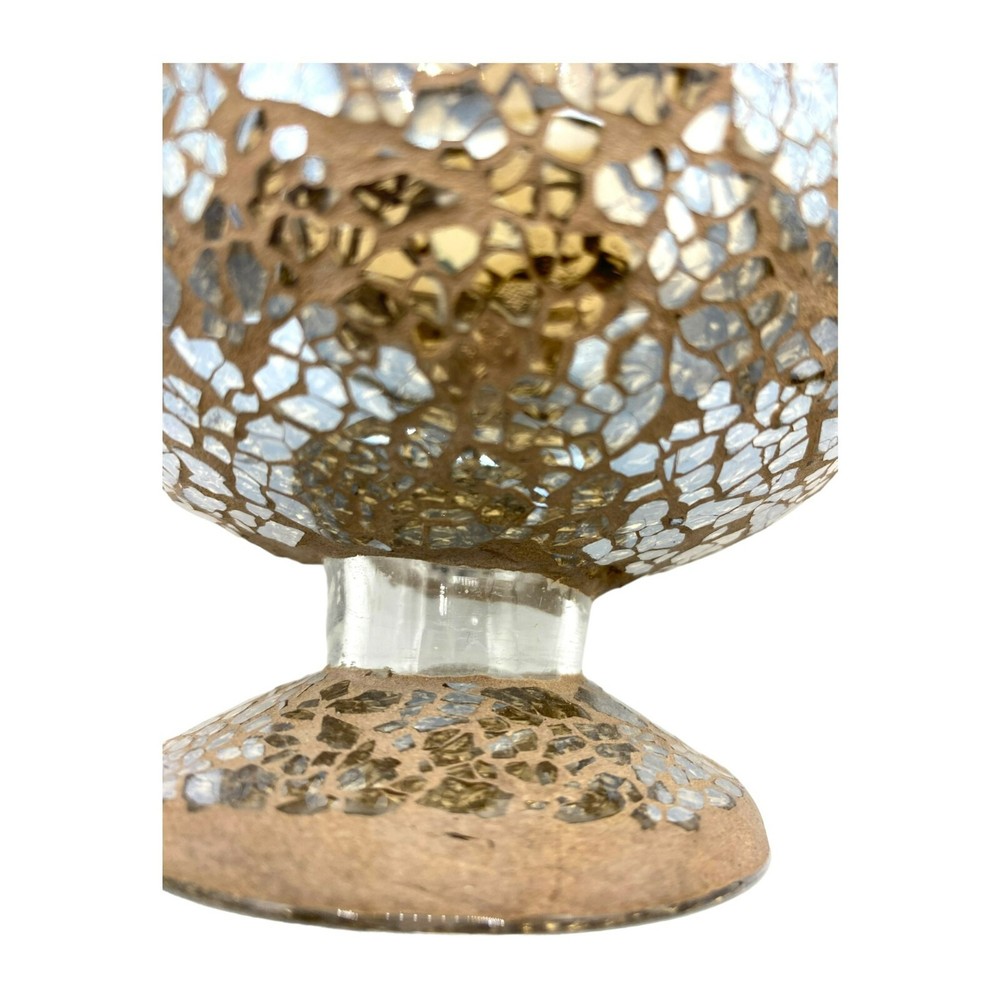 Crackle Glass Mosaic Candy dish