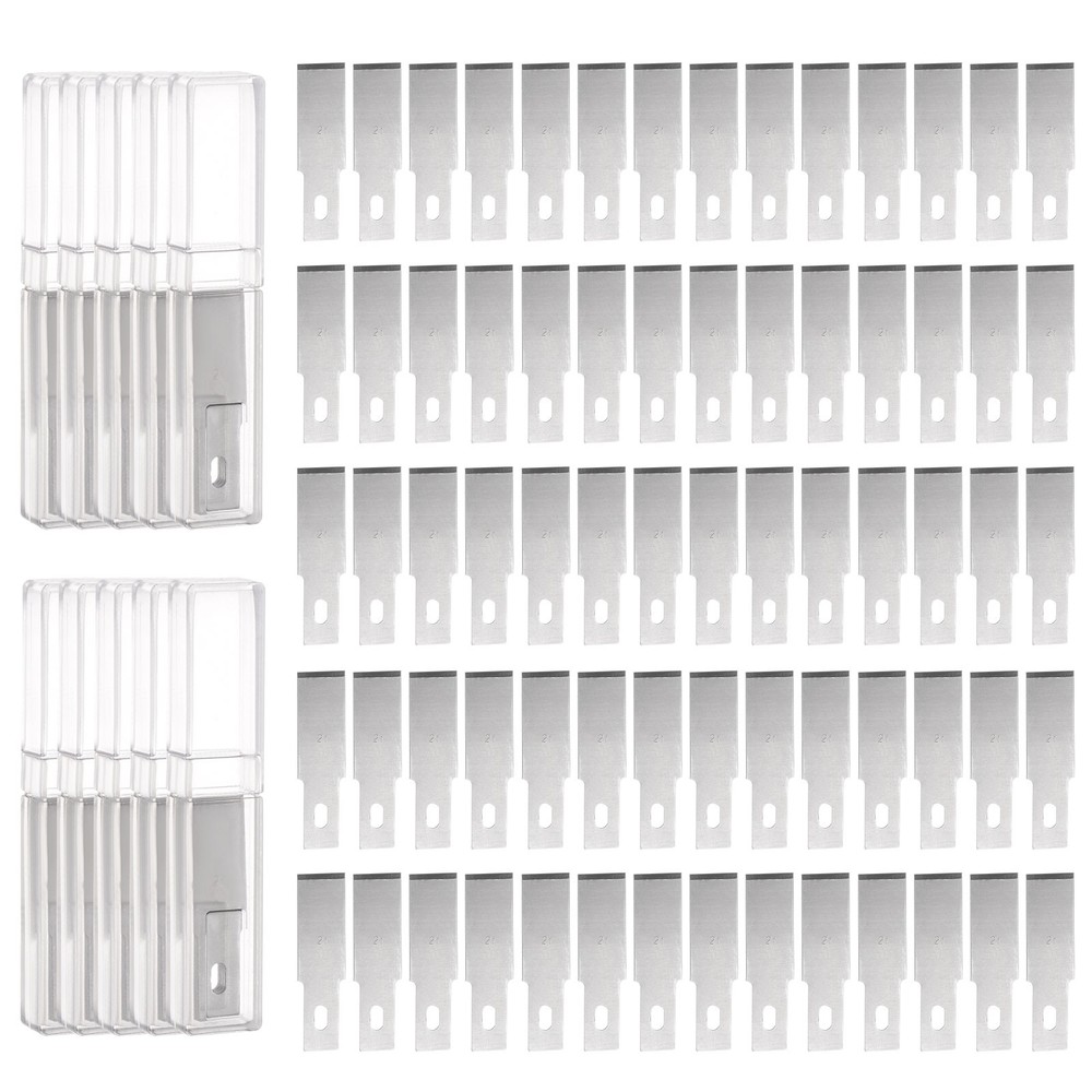 100Pack Exacto Knife Blades #21 Hobby Knife Replacement Blades Refills