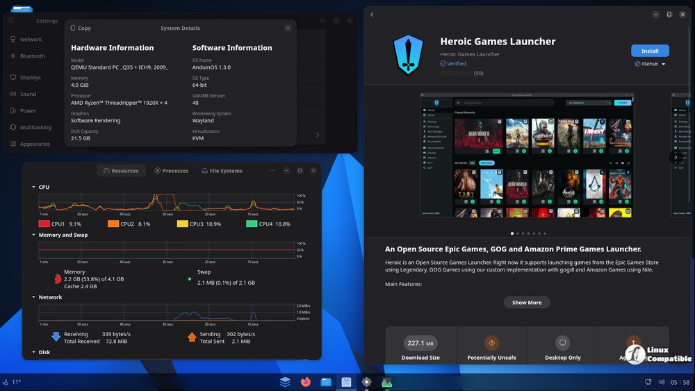 AnduinOS Bootable USB – Fast Lightweight Operating System – Windows Alternative