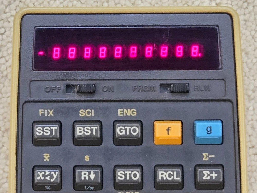 HP-25 Scientific RPN Calculator, Hewlett Packard, fully functional