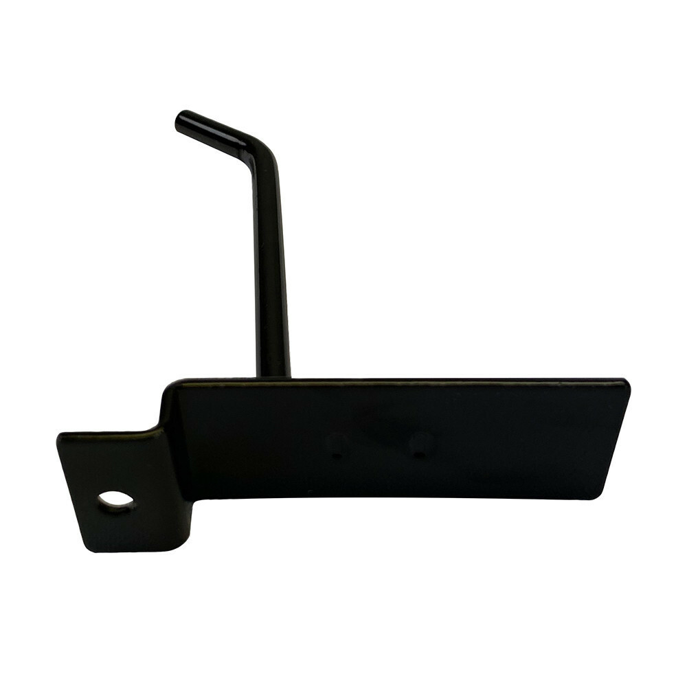 4" Slatwall Hook Panel Display Hooks, 1/4" Thickness Metal, Black - PACK 24