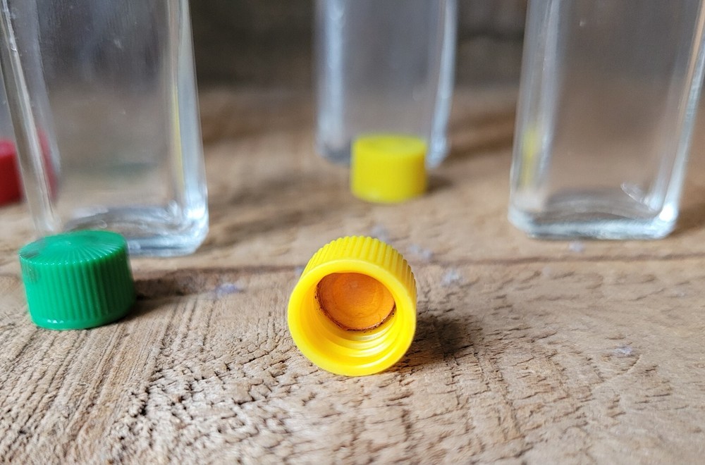 Tiny Retro Ink Bottles