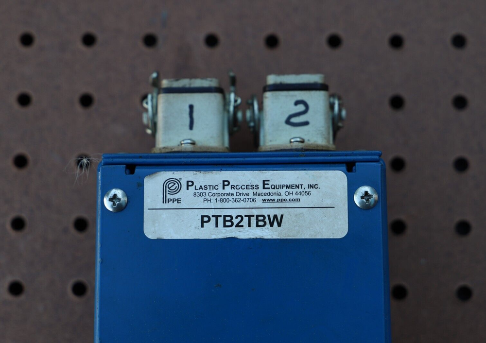 PLASTIC PROCESS EQUIPMENT PTB2TBW PRE-WIRED COMBINATION TERMINAL BOXES