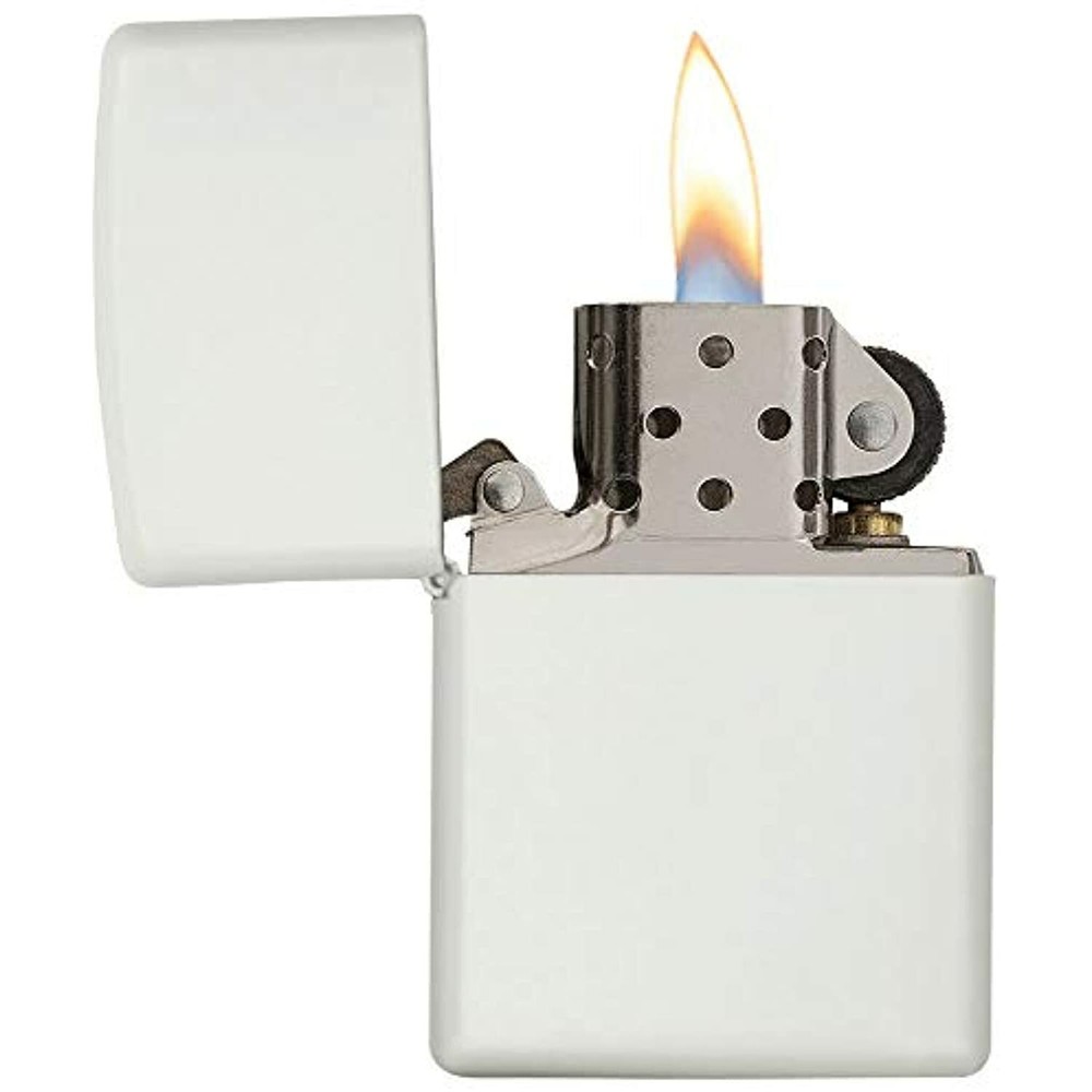 Zippo Classic White Matte Pocket Lighter