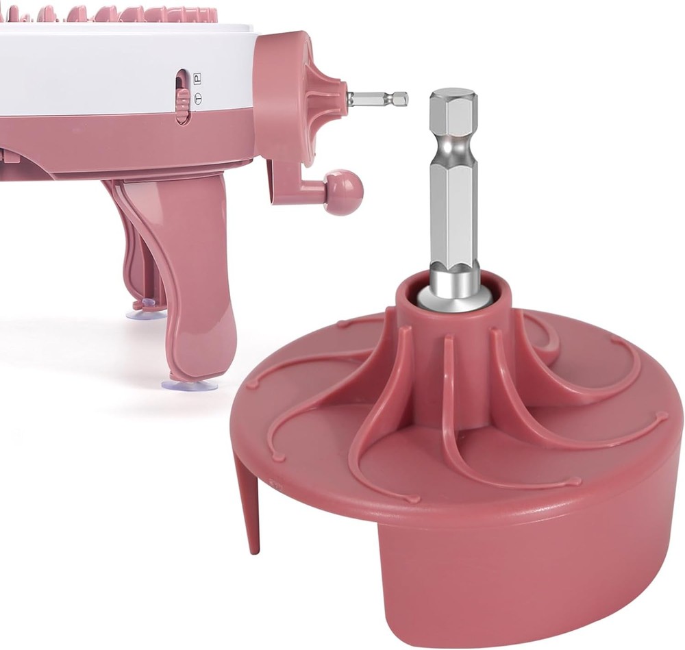 Knitting Machine Adapter, Quick Knit Replaceable Crochet S, Deep pink