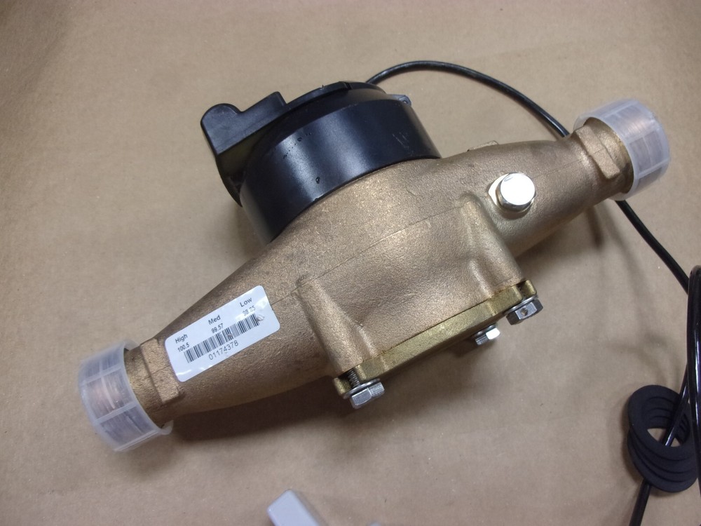 Zenner 1" ZPM Nitro 1 Bronze Water Line Meter Direct Read Wireless Scancoder