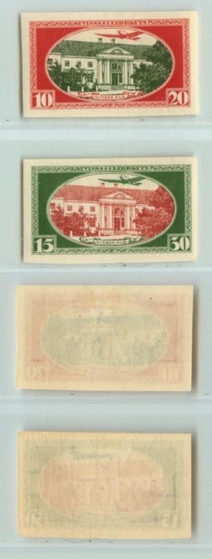 Latvia 🇱🇻 1930 SC CB1-CB2 mint imperf . d9373