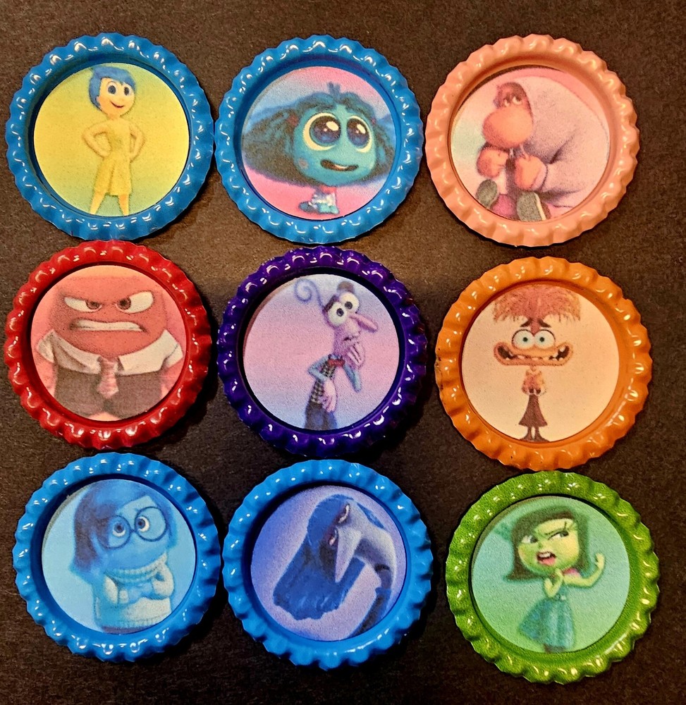 INSIDE OUT 2 Disney Magnet Set OF 9