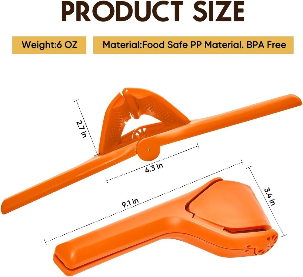Manual Lemon Squeezer, Hand Lemon Squeezer, Durability and longevity, Easy to Us