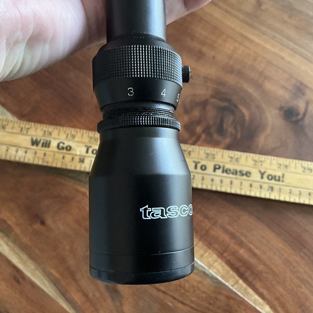 Tasco Rifle Scope 3x9 Black 1" Base